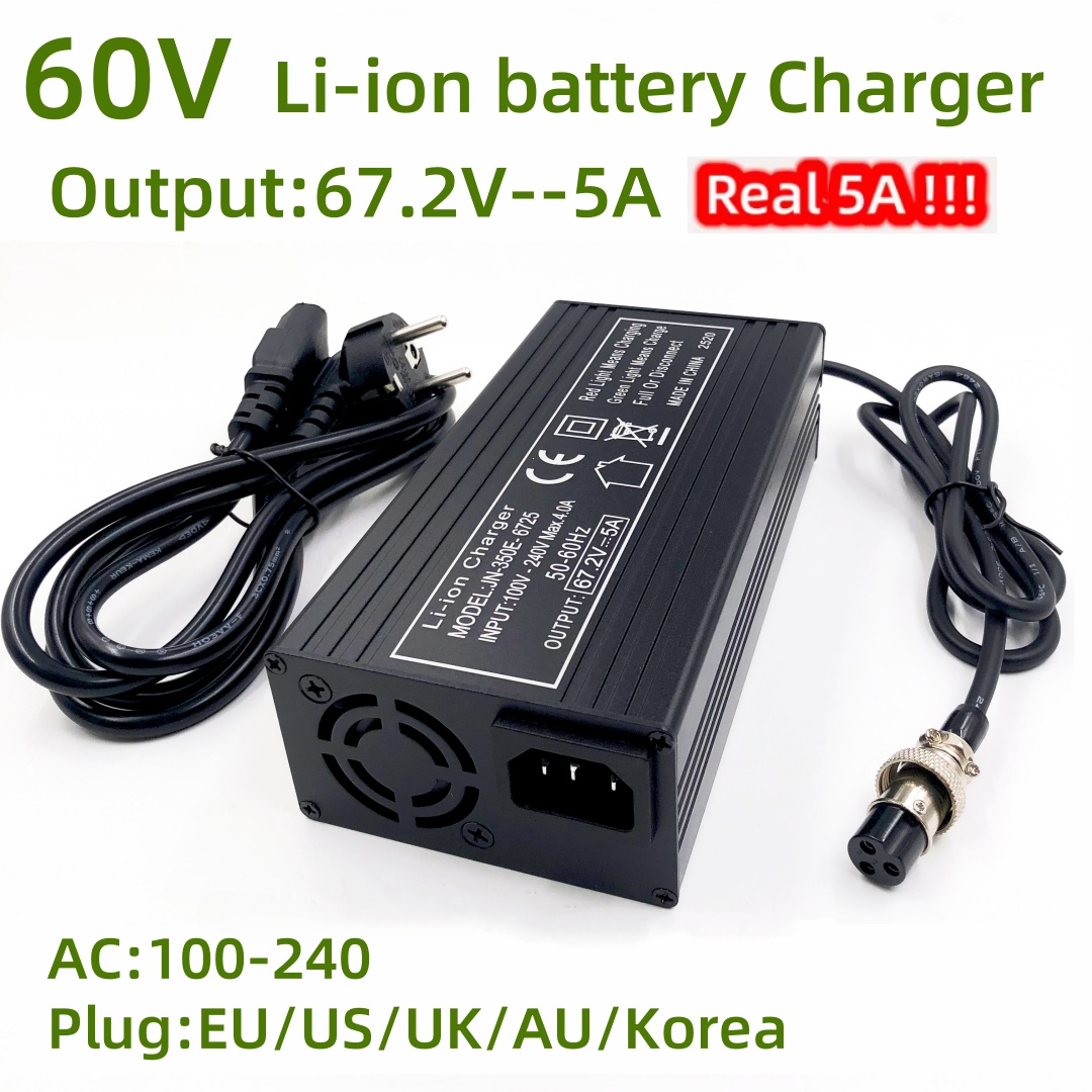 84V 20A Smart Charger - Chargeur rapide 67.2V 5A pour chariot