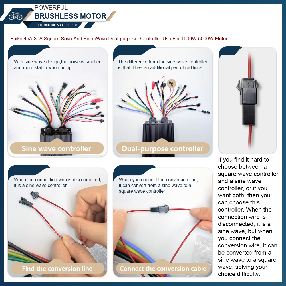 Contrôleur de moteur sans bala - 72V 100A Sabvoton Controller avis et prix