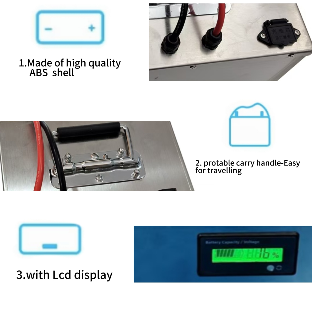 Batterie Rechargeable au Lithi - 72V 40Ah Lifepo4 Battery Pack avis et prix