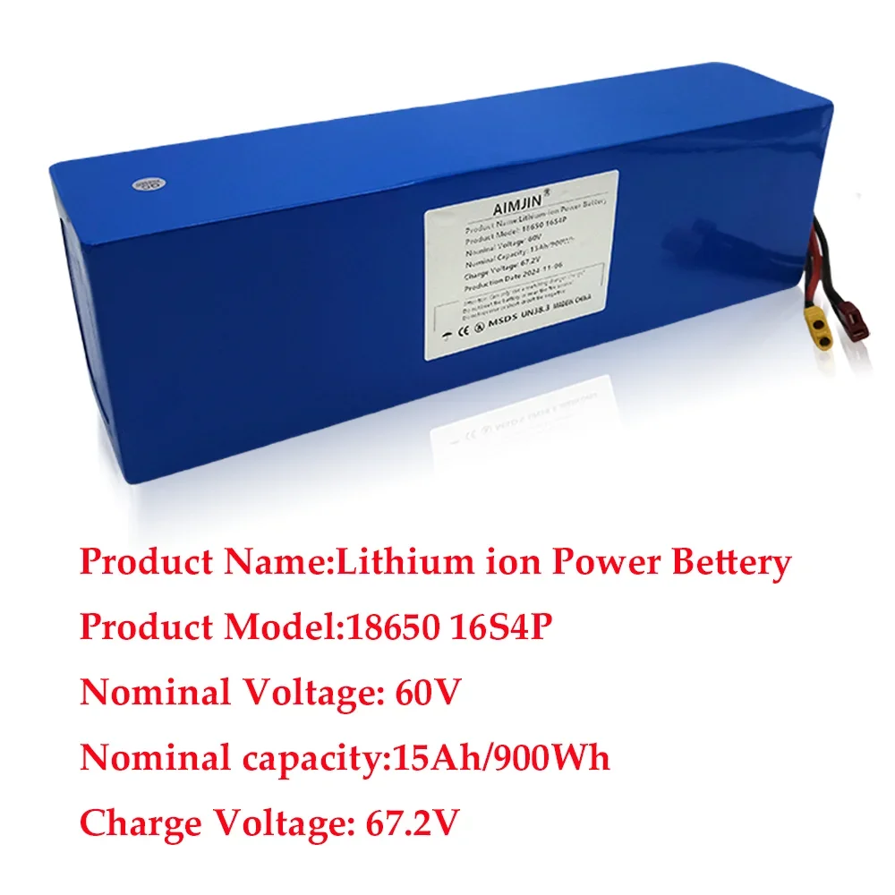 Batterie au lithium haute puis - 60V 50Ah Electric Scooter Battery avis et prix
